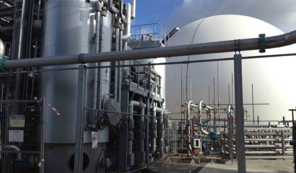 Thermal Hydrolysis, Heat Exchanger, and Biogas Storage 