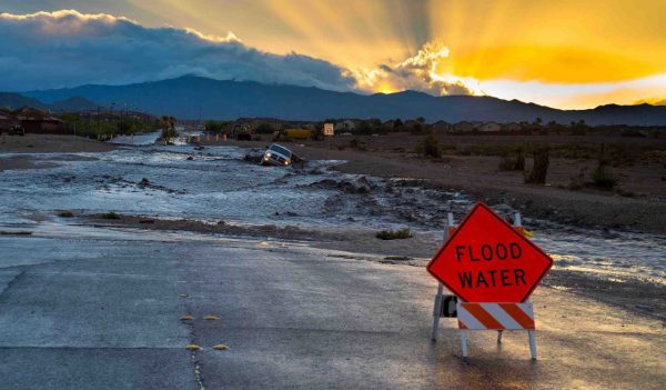 Flash floods caused significant damage after storms extinguished the Carpenter 1 Fire in 2013, near Las Vegas, NV.